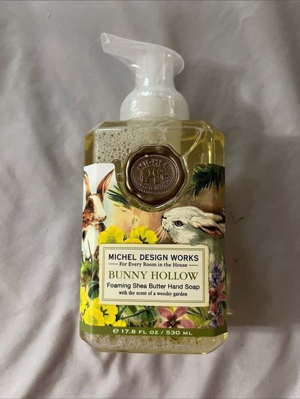 Michael Design Works Bunny Hollow Foaming Shea Butter Hand Soap